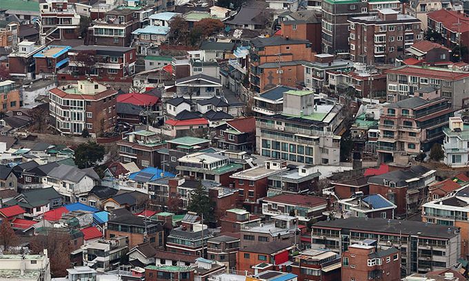 서울 시내 빌라 밀집 지역. 연합뉴스