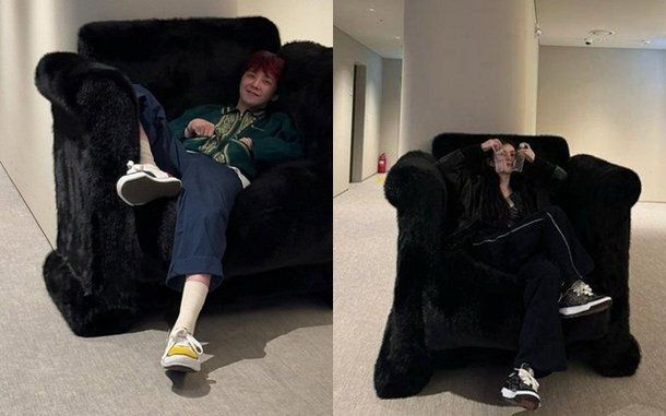 지드래곤과 한소희가 럽스타그램 의혹에 휘말렸다. 인스타그램 캡처