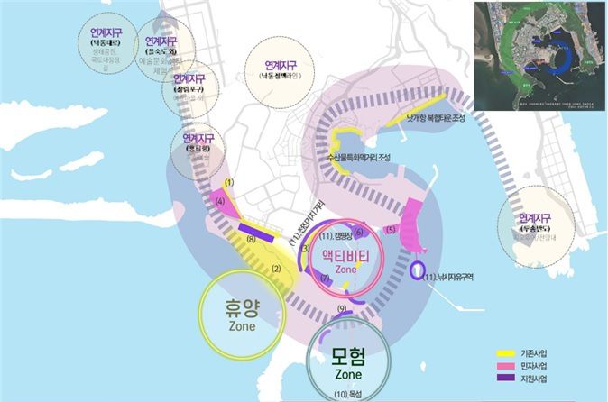 다대포 복합 해양레저관광도시 구상(안)