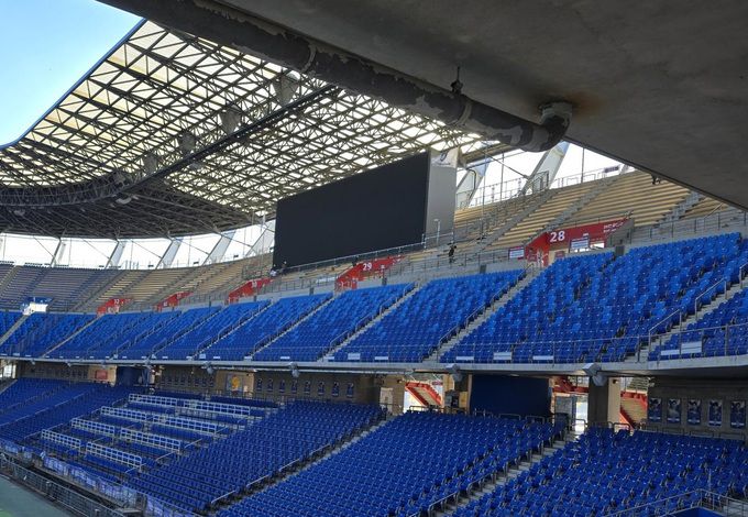 3층 노후 관중석 교체를 앞두고 기존 관중석이 철거된 것으로 보이는 울산 문수축구경기장. 울산HD 팬 B씨 제공