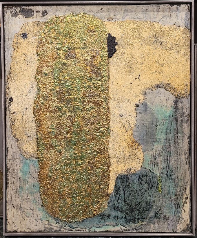 박상남, 보물,지금 / 65.2x53cm / 종이위에 혼합재료 / 2021-2024