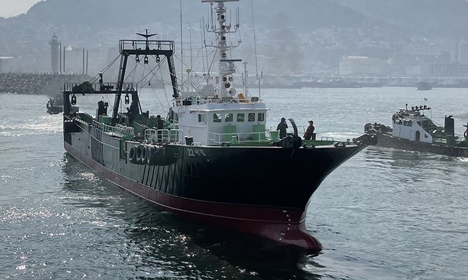 제22서경호의 출항 전 모습. 뉴시스