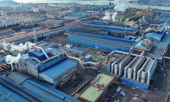 10일 인천 동구 현대제철의 모습. 최상수 기자