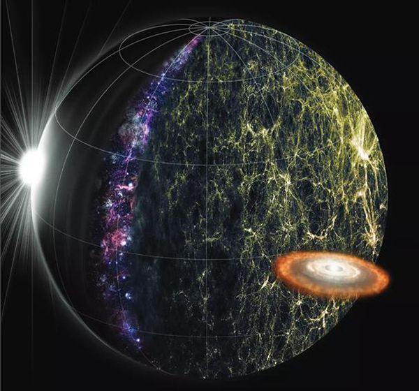 스피어엑스 우주망원경 관측을 통해 얻어질 적외선 3차원 우주지도 예상도. 우주항공청 제공