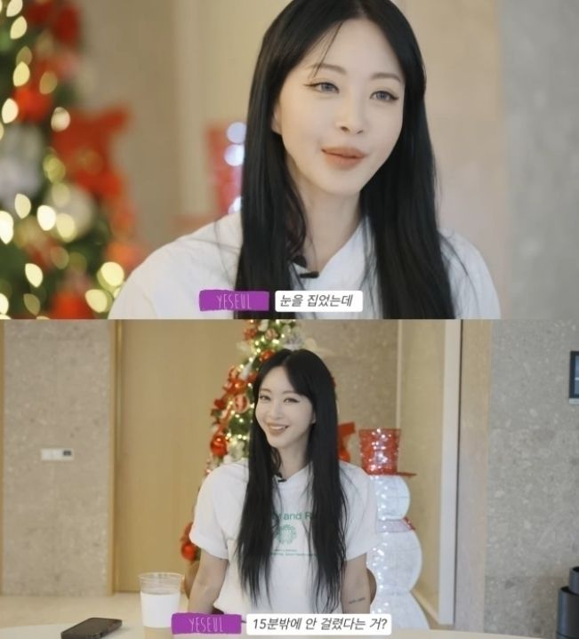 사진=유튜브 채널 ‘한예슬 is’ 캡처