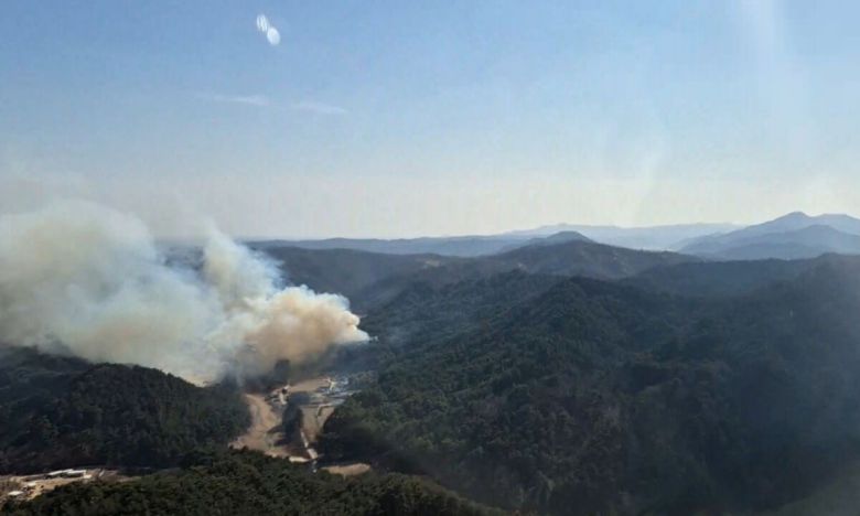 울진산불. 경북소방본부 제공
