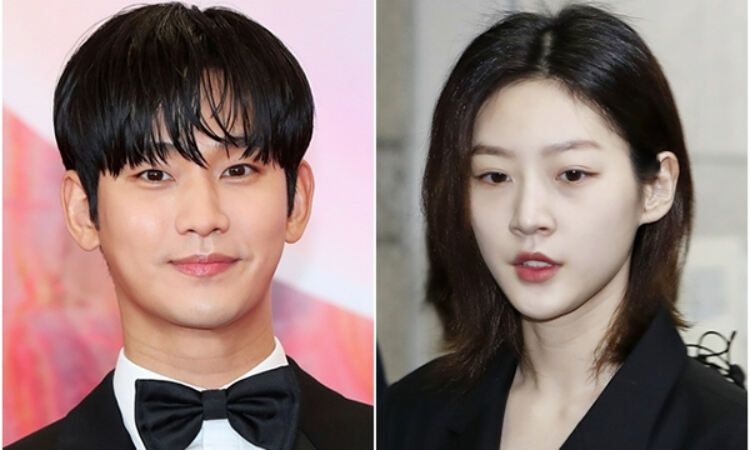 배우 김수현(왼쪽 사진)과 고 김새론. 뉴시스