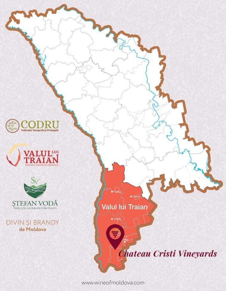 샤토 크리스티 포도밭 위치. 홈페이지