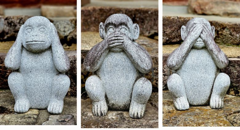 완주 위봉사 원숭이 석상.  최현태 기자