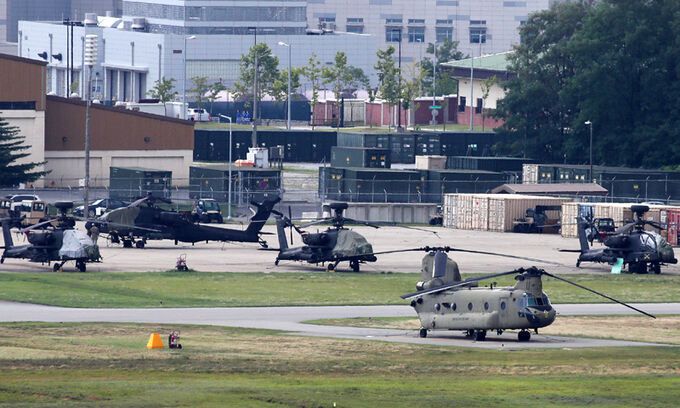 경기도 평택시 캠프 험프리스 모습. 연합뉴스