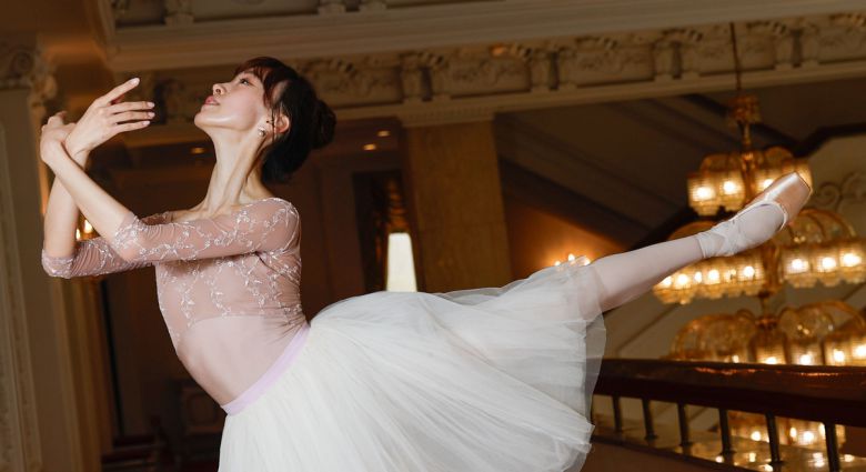 유니버설아트센터에서 9일 오전 클래스를 마친 전여진 무용수가 포즈를 취하고 있다. 최상수 기자