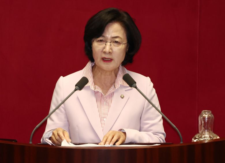 더불어민주당 추미애 의원. 뉴스1