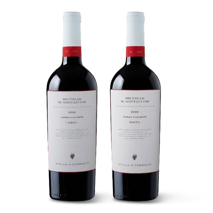 ‘스텔라 디 캄팔토’ 브루넬로 디 몬탈치노 2종. 나라셀라 제공