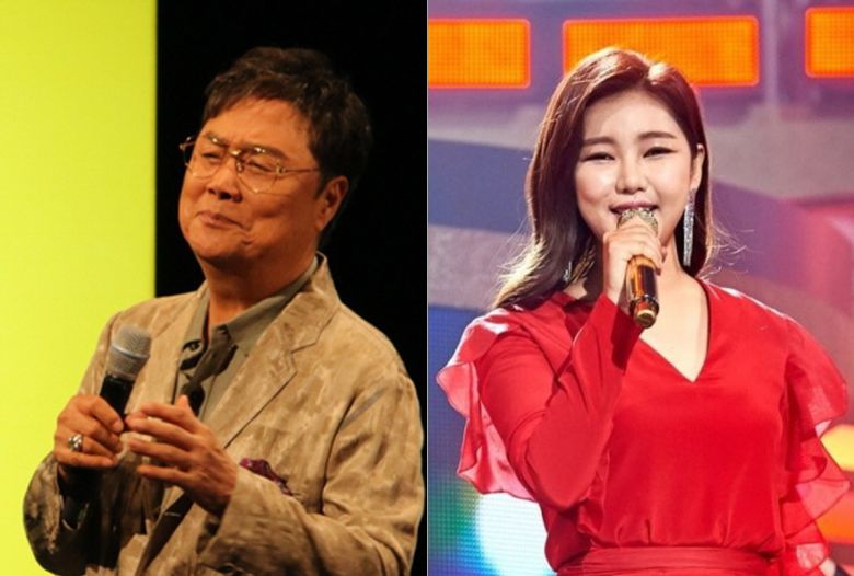 가수 남진(왼쪽), 송가인. 세계일보 자료사진