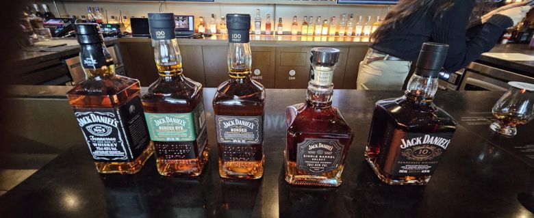 '잭 다니엘스(Jack Daniel's)'의 주요 제품. 박윤희 기자