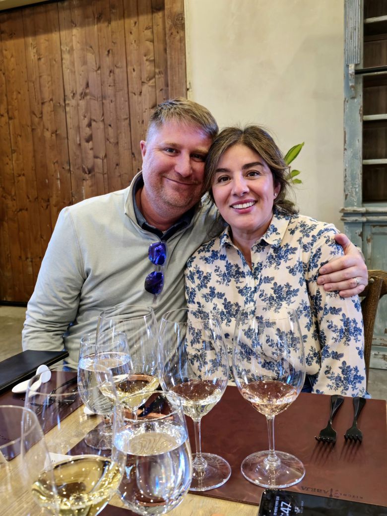 아베하 와이너리 부부 Daniel(왼쪽)과 Amy Alvarez Wampfler.