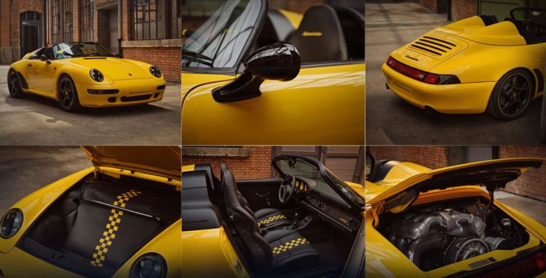 새로운 색상과 디자인, 부품을 적용해 존더분쉬로 탄생한 993 스피드스터. 포르쉐 제공