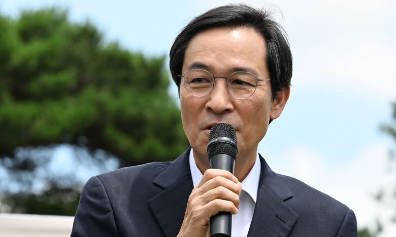 우상호 더불어민주당 공동선대위원장. 뉴시스