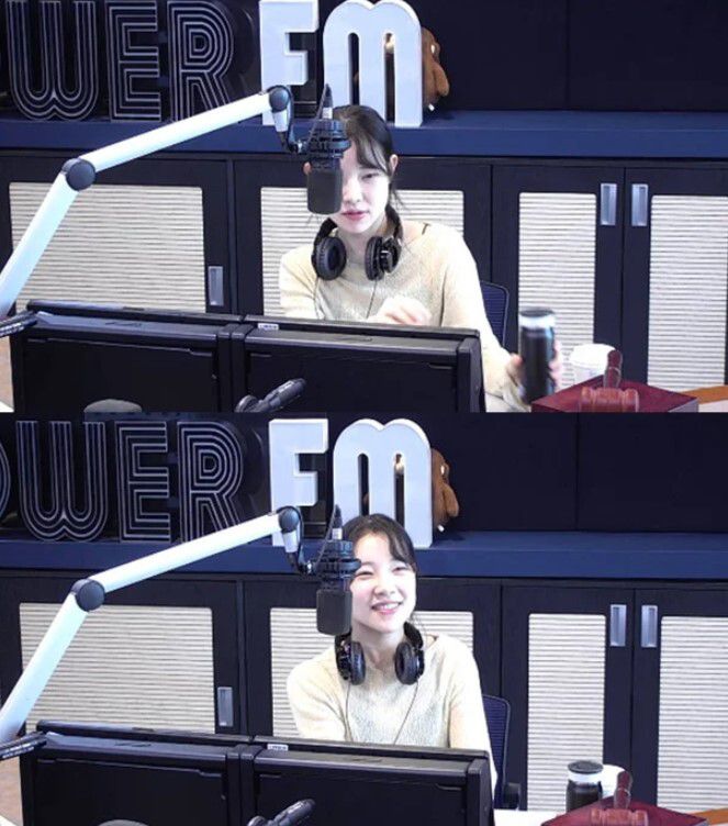 김아영이 주현영 대신 '12시엔 주현영' 라디오 스케줄을 소화했다. SBS FM '12시엔 주현영' 캡처.