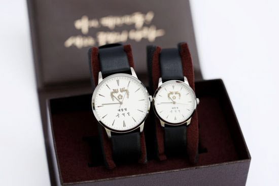 윤석열 전 대통령 취임 이후 기념품 1호로 제작된 손목시계. 대통령실 제공