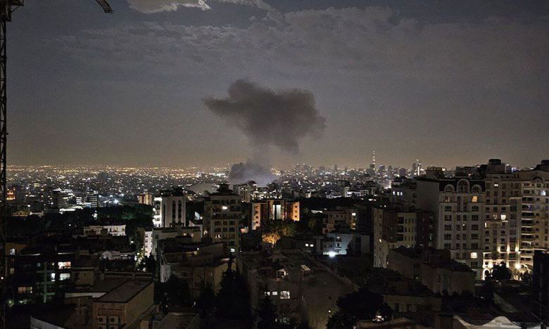 이스라엘 공습 받은 이란 수도 테헤란. AFP연합뉴스