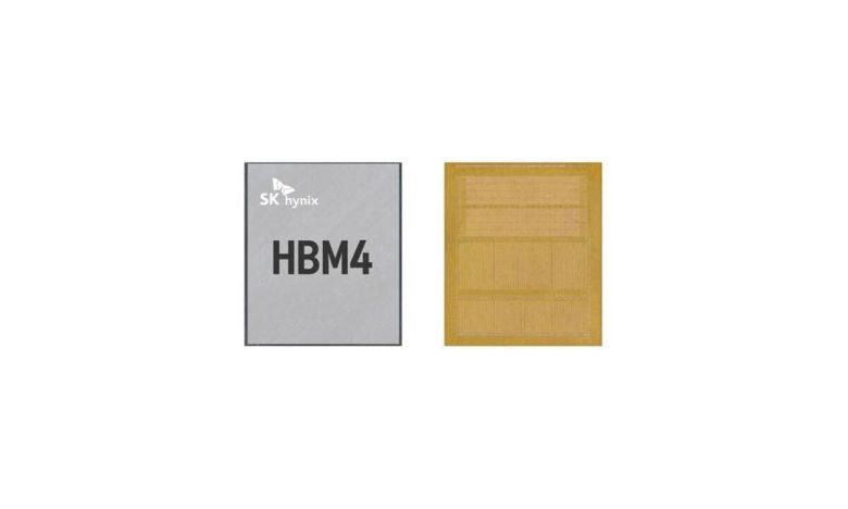 SK하이닉스가 올해 3월 샘플을 공급한 6세대 고대역폭 메모리인 HBM4. SK하이닉스 제공