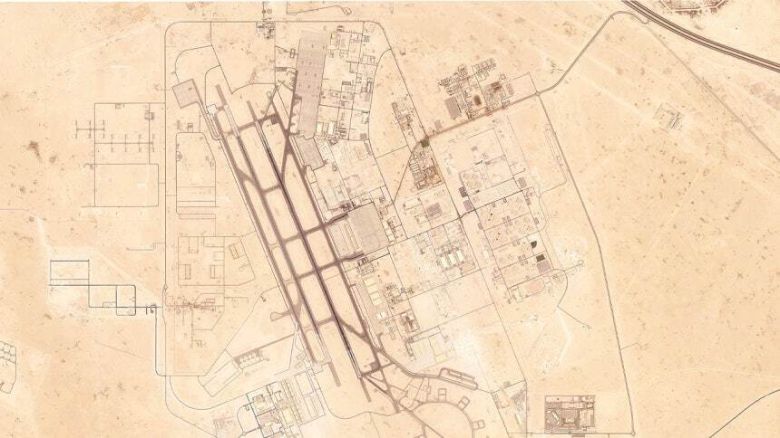 카타르 미군기지 위성사진. AP연합뉴스