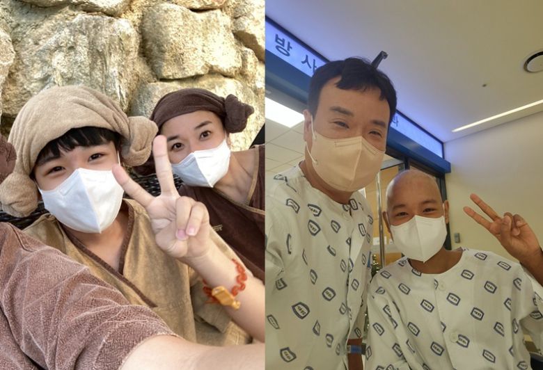 최림군이 백혈병 진단 전 부모님과 찍은 사진. 서울성모병원 제공