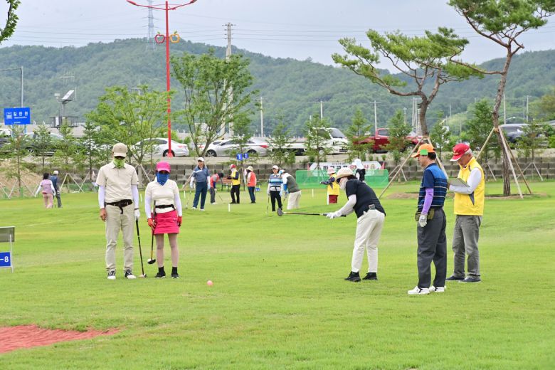 청송 산남지역 파크골프장.