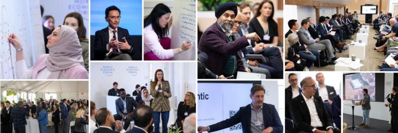 지난달 24일부터 26일까지 중국 톈진에서 열린 ‘하계 다보스포럼’에서 참가자들이 의견을 교환하고 있다. 경기도 제공