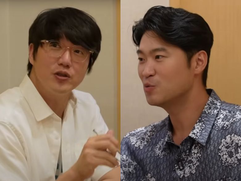 가수 성시경과 다이나믹 듀오 최자. 유튜브 채널 '성시경' 캡처.