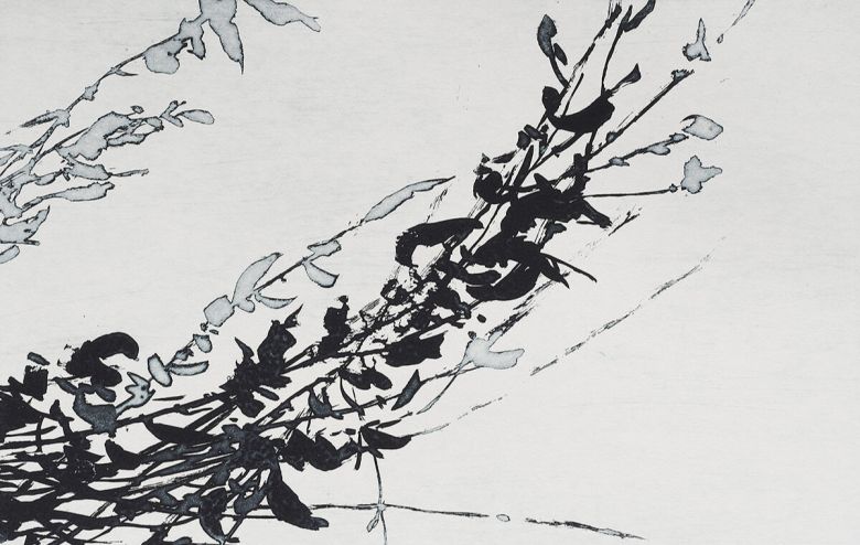 새벽-22531,  30x45cm, Aquatint Etching, 2025