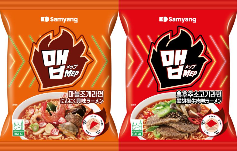 일본에서 출시된 맵(MEP) 제품. 삼양식품 제공
