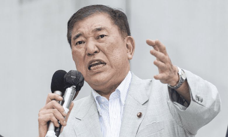 자민당 이시바 시게루 총재(총리). 자민당 홈페이지 캡처