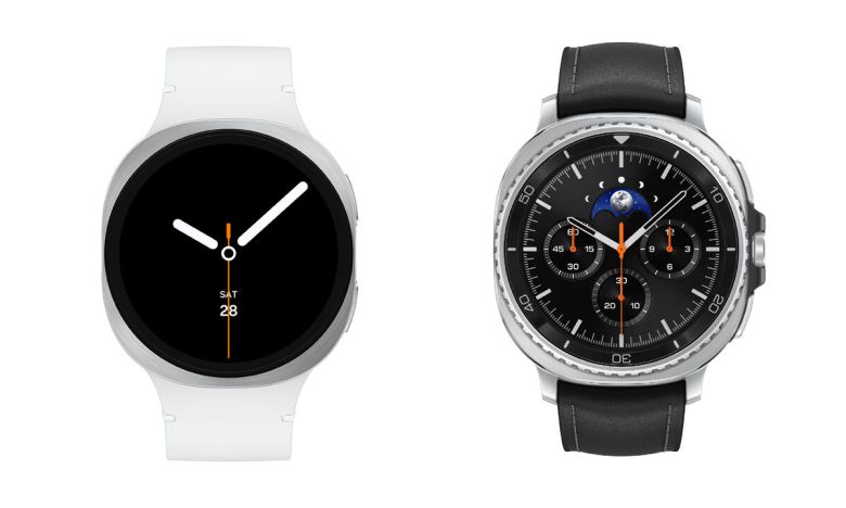 갤럭시 워치8(왼쪽)과 워치8 클래식 제품 모습. 삼성전자 제공