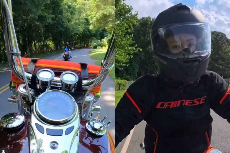 배우 이시영이 미국에서 오토바이 장거리 투어를 즐긴 근황을 전했다. 이시영 인스타그램 갈무리