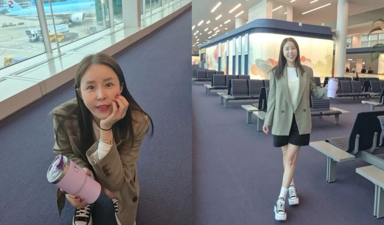 예비남편 가수 문원의 여러 의혹으로 곤혹을 겪은 그룹 코요태 신지가 근황을 공개했다. 신지 인스타그램 캡처