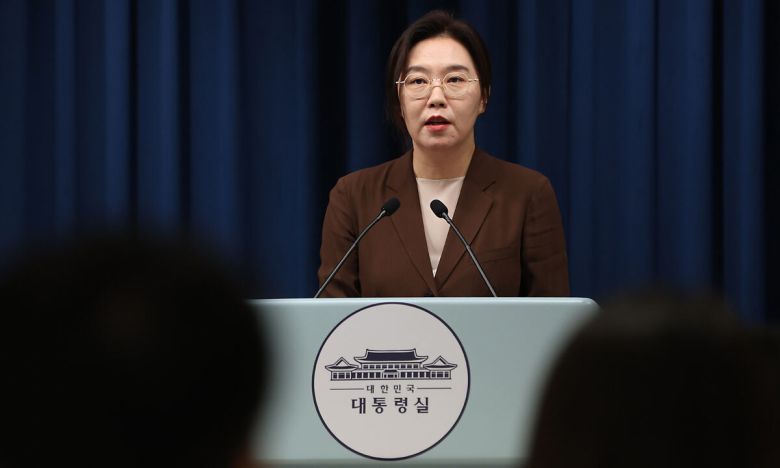 강유정 대통령실 대변인. 대통령실사진기자단