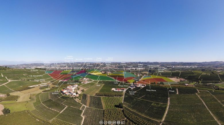 몬빌리에로 포도밭. 비에티