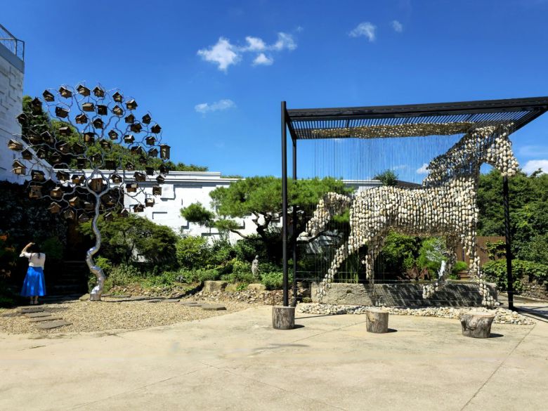 이재효 갤러리 야외 정원.