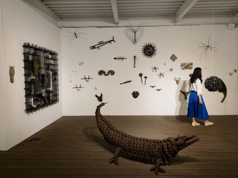 이재효 갤러리 악어 작품.