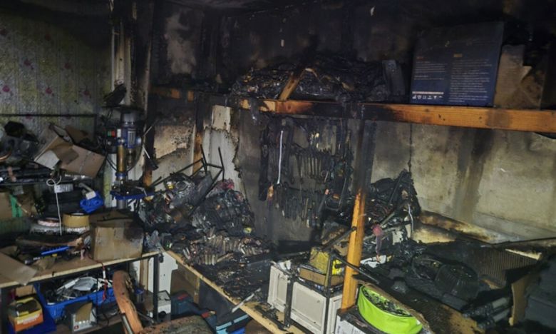 지난 6월 4일 새벽 광주 광산구 장덕동의 한 아파트에서 화재로 인해 70대 남성이 숨지는 사고가 발생했다. 사진은 화재가 발생한 현장의 모습. 광주 광산소방서 제공