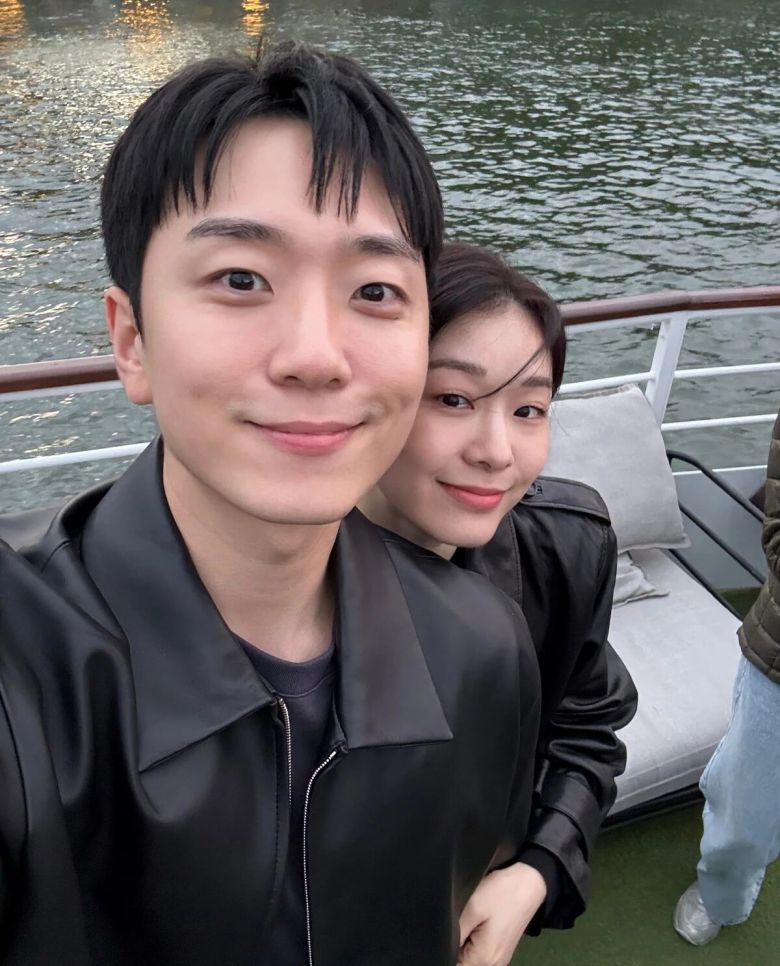 고우림과 김연아. 김연아 SNS 캡처