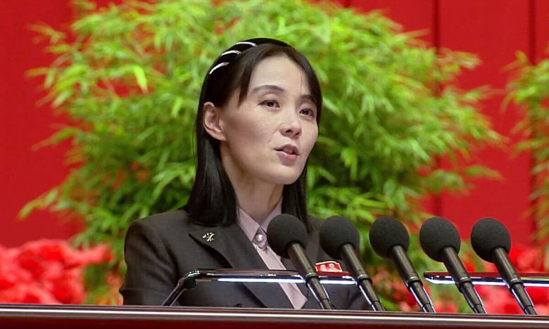 김여정 북한 노동당 부부장. 조선중앙TV 캡처