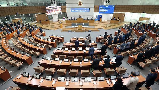 경기도의회 임시회. 경기도의회 제공