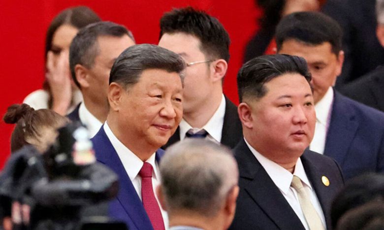 시진핑 중국 국가주석(왼쪽), 김정은 북한 국무위원장. 로이터연합뉴스