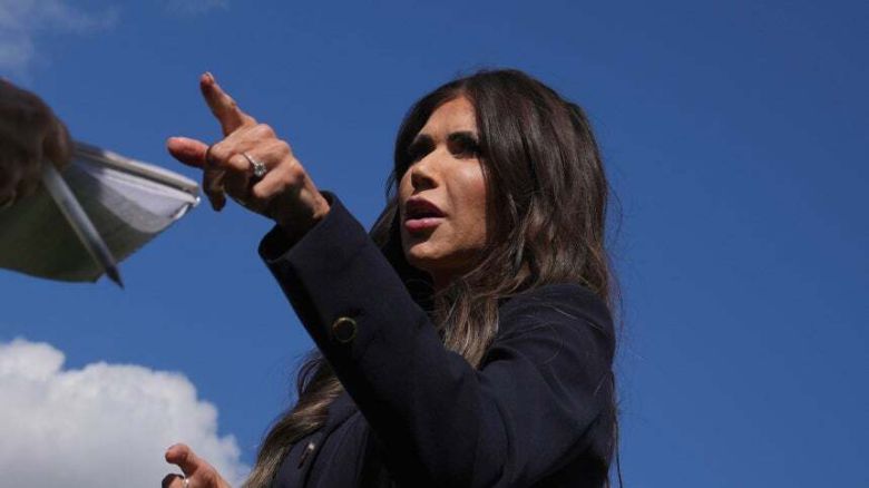 미국 국토안보부(DHS)의 크리스티 놈 장관. AP=연합뉴