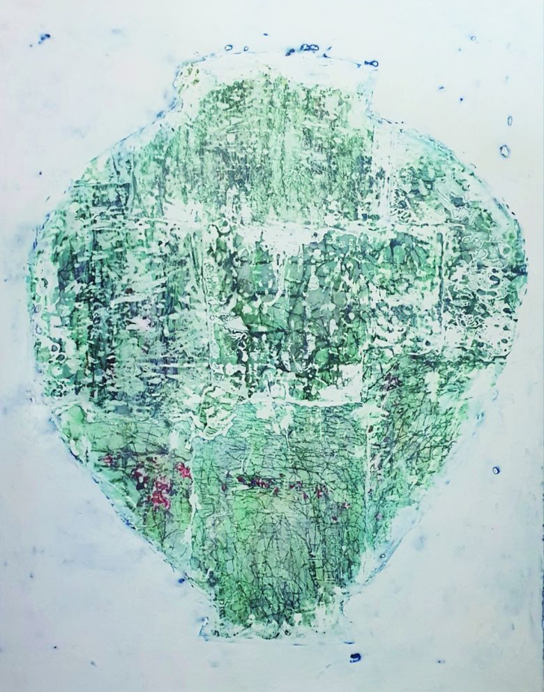 Containing   101824    91..0cm X116.8cm  Mixed Media on Canvas 2024