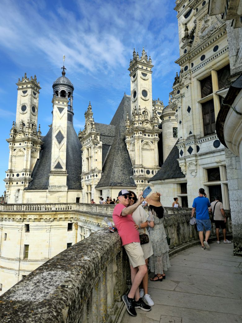 샹보르성 랑테른탑 테라스.