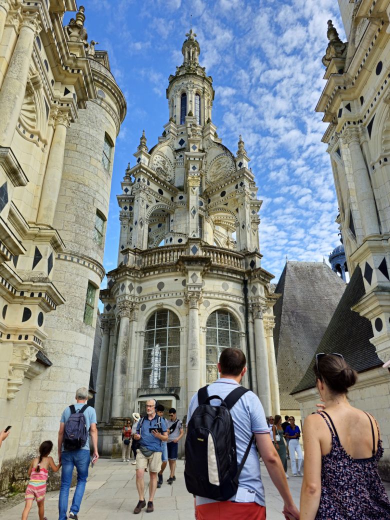 샹보르성 테라스 랑테른탑.